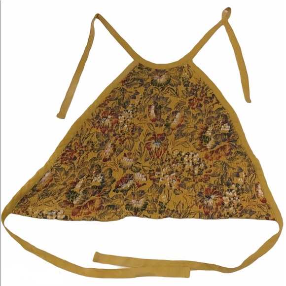 Urban Outfitters Yellow Floral Halter - Picture 2 of 4
